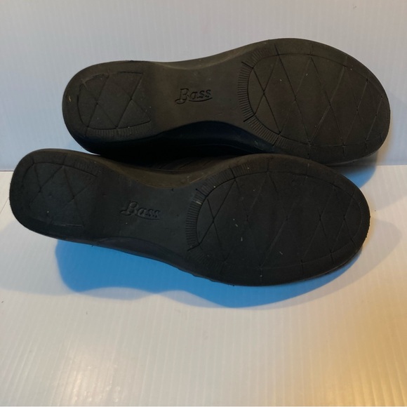 BASS Lite Eleanor Black Leather Slip On Oxford Loafers Womens 7 - Picture 16 of 16